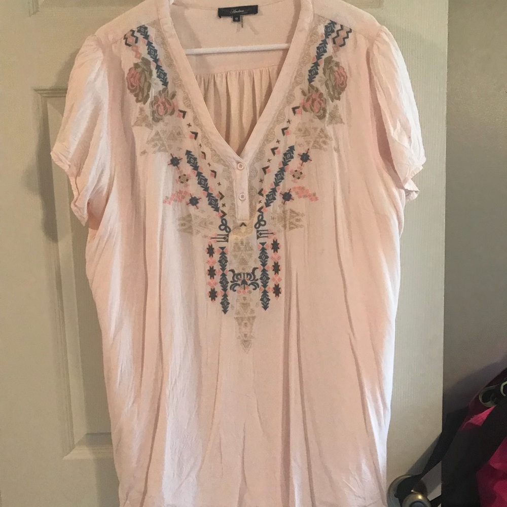 Andree Plus Embroidered Dress